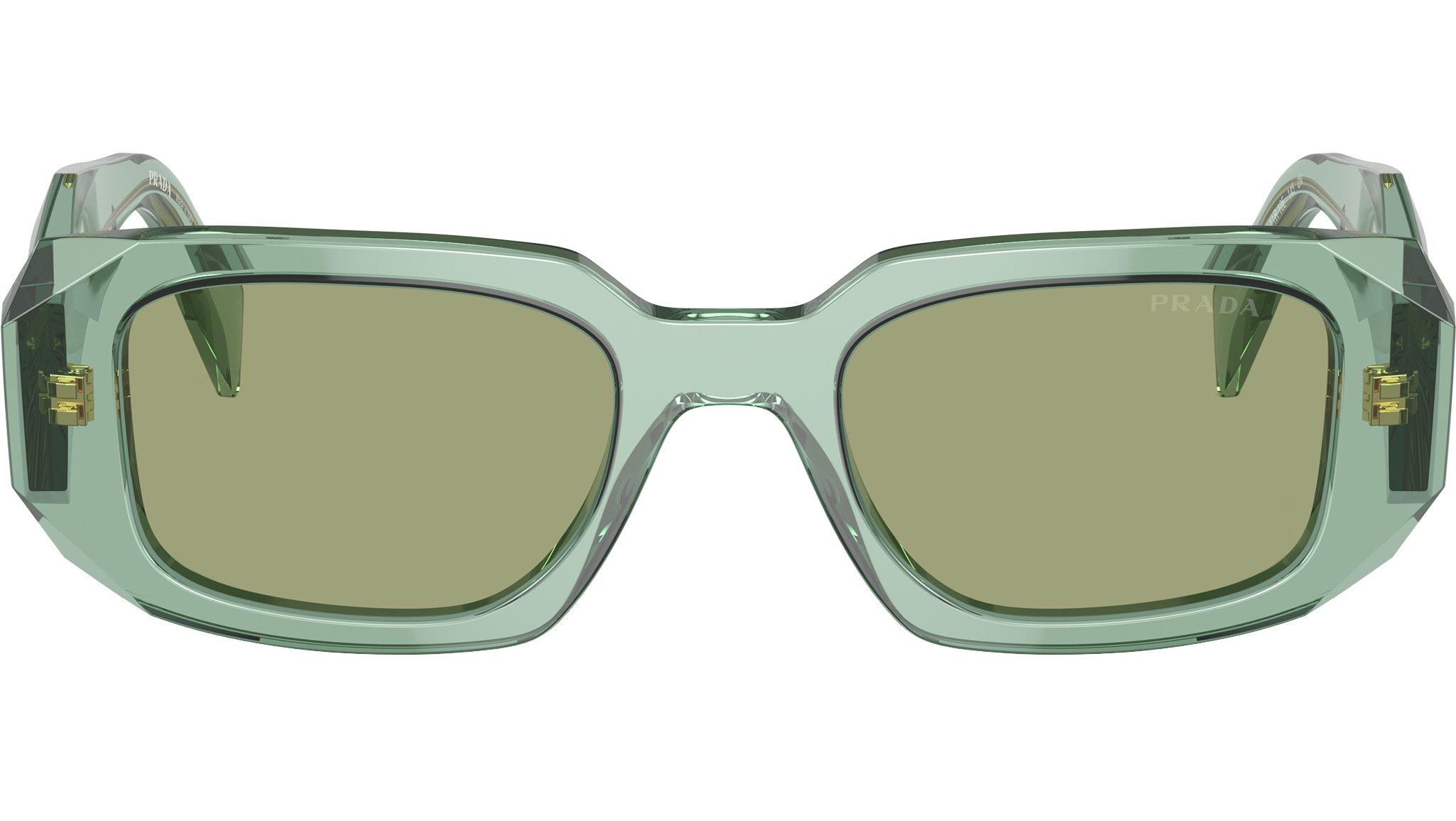 Prada PR 17WS (11R10E) 49 | Unisex Şeffaf Yeşil Güneş Gözlüğü